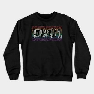 LGBTQ PATTERN AMERICA TEDDY ROOSEVELT Crewneck Sweatshirt